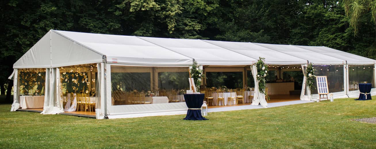 Wedding event space tent 