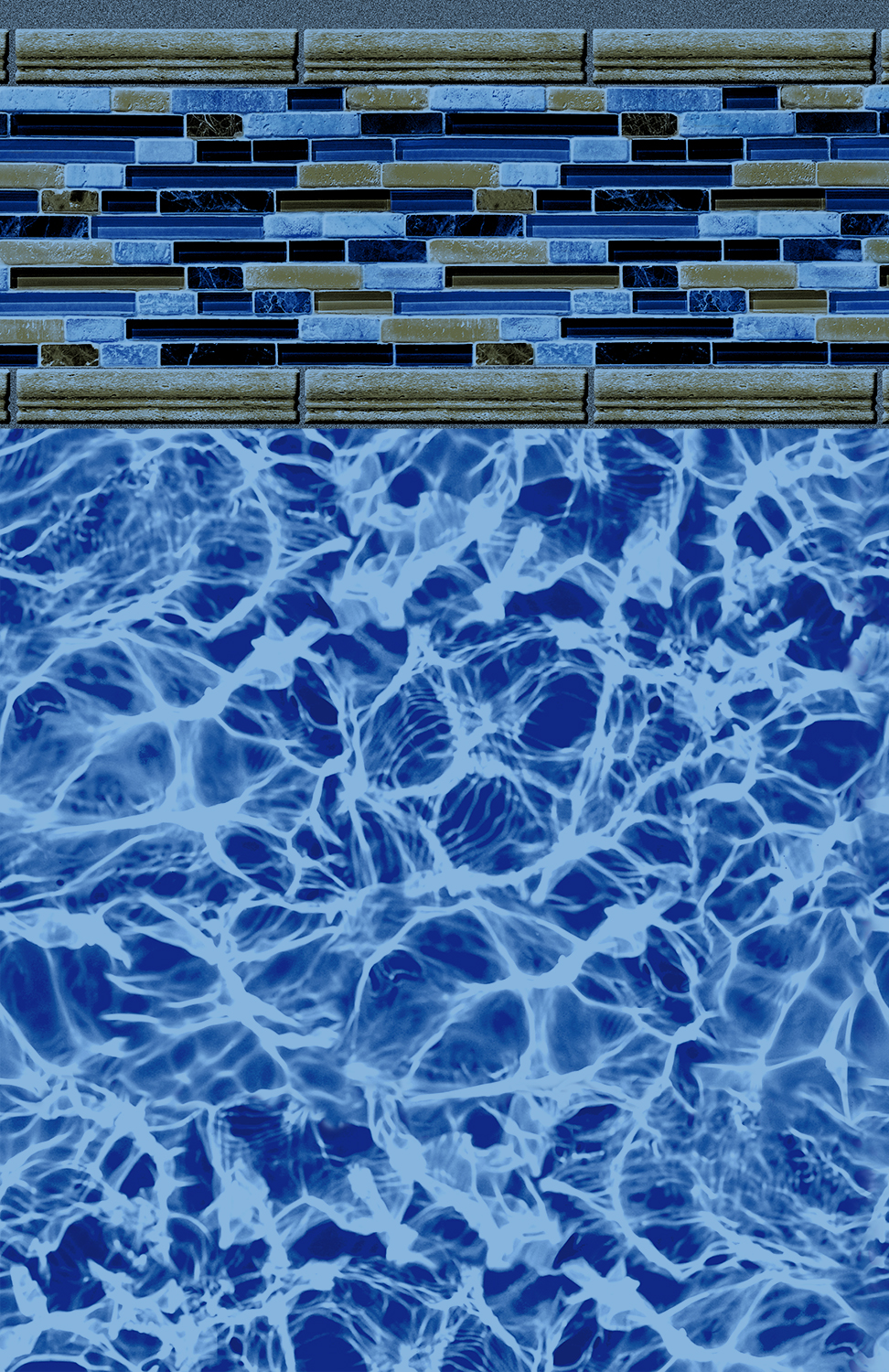 mountain blue diffusion inground pool liner